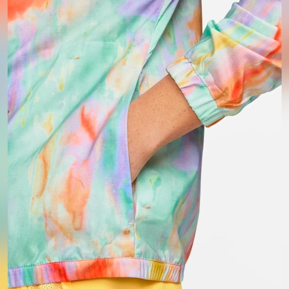 Women's Nike Colorful Tie-Dye Hooded Jacket Size XL - Picture 3 of 4